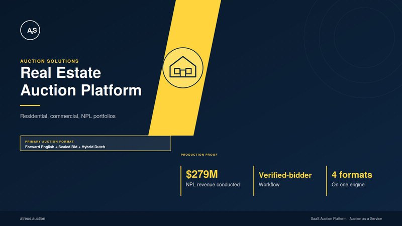 real estate auction platform