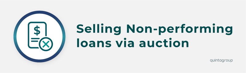 Selling Non-performing loans via auction